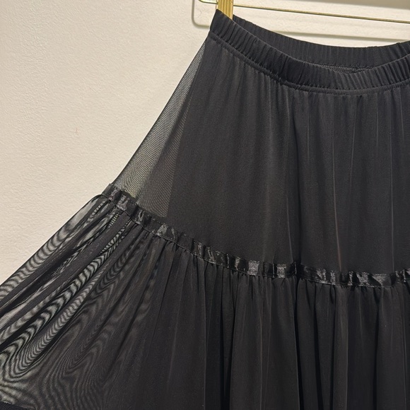 CISMARK Long Modern Flamenco Waltz Standard Ballroom Dance Fancy Training Skirt - Picture 7 of 10